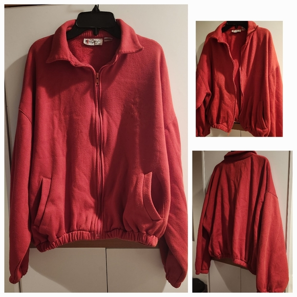 Giorgio Armani Jackets & Blazers - Vintage Giorgio Beverly Hills Red Zip up jacket. Size Large Adult/Junior. $19